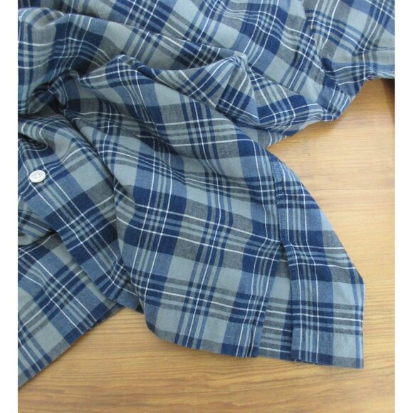 Ralph Lauren Mens Shirt Medium Green Plaid Button Front Short Sleeve 100% Cotton - Picture 6 of 6